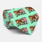 Krapfen-Party Krawatte (Gerollt)