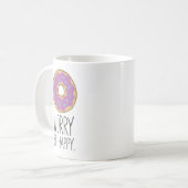 Krapfen-Sorge, ist glücklicher Kaffeetasse (Vorderseite Links)