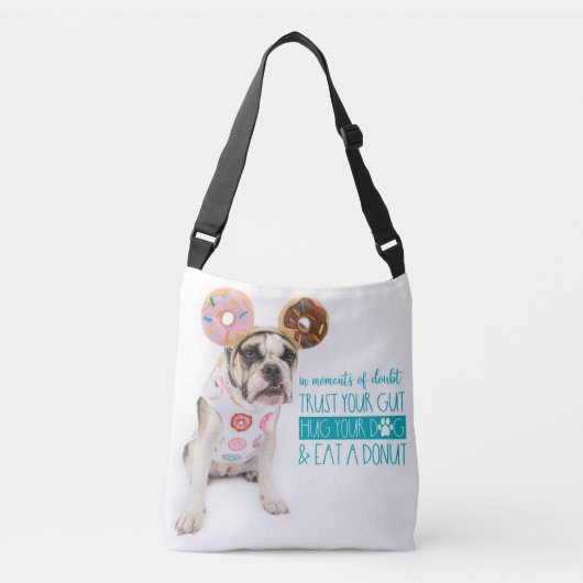 Krapfen-Sorge-Kreuz-Tasche Tragetaschen Mit Langen Trägern (Vorderseite)