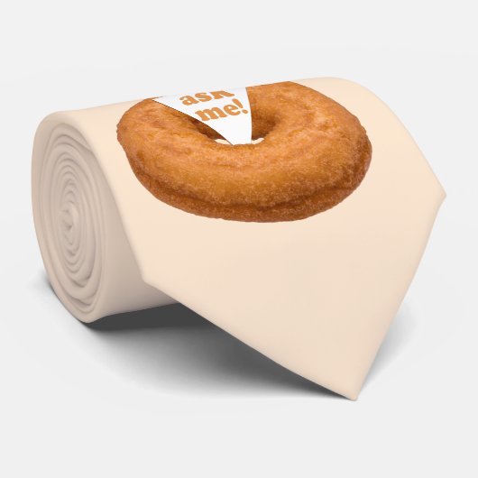 Krapfen-Spaßgewohnheits-Krawatte Krawatte (Gerollt)