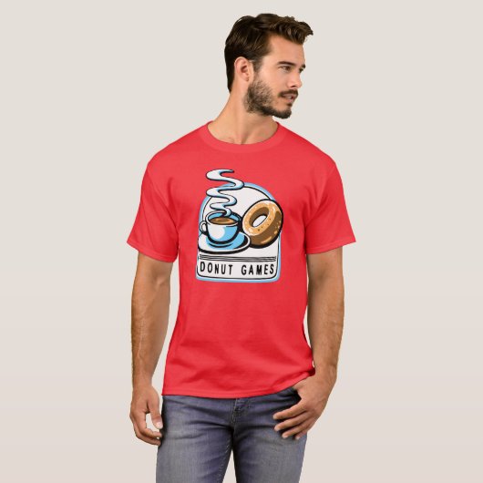 Krapfen-Spiel-T - Shirt (Vorne ganz)