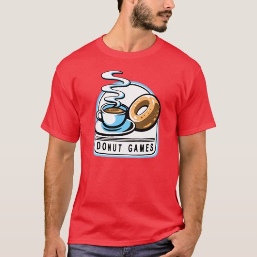 Krapfen-Spiel-T - Shirt (Vorderseite)