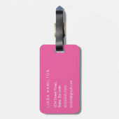 Krapfen-Touch meine Tasche! Gepäckanhänger (Rückseite vertikal)