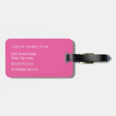 Krapfen-Touch meine Tasche! Gepäckanhänger (Rückseite horizontal)