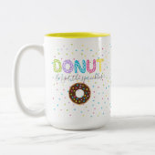 Krapfen vergessen, dass besprüht zweifarbige tasse (Links)