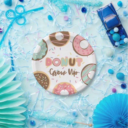 Krapfen wachsen Pappteller auf (Party)