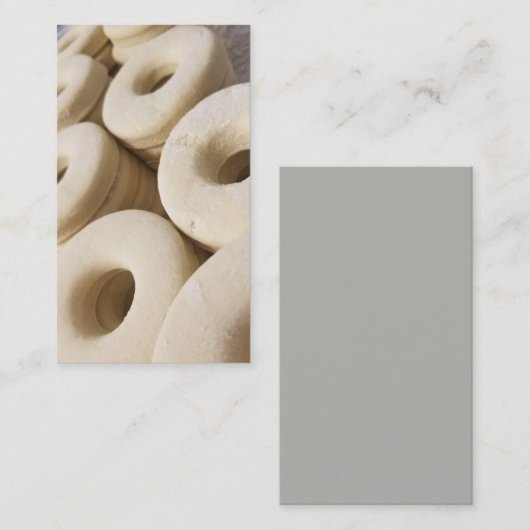 Krapfen-Zeit Visitenkarte (Vorne/Hinten)