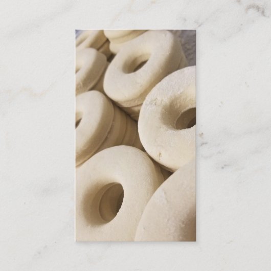 Krapfen-Zeit Visitenkarte (Vorderseite)