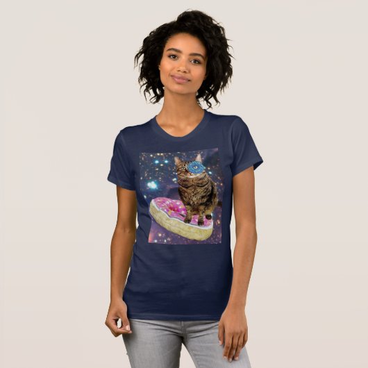 Krapfenkatze T-Shirt (Vorne ganz)