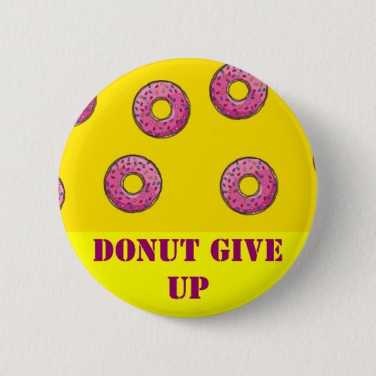 Krapfenknopf Button (Vorderseite)