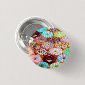 Krapfenkunstentwurf Button (Vorne & Hinten)