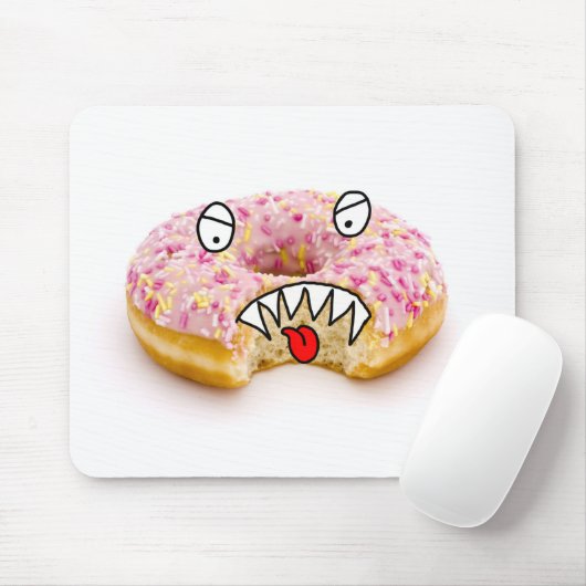 Krapfenmonster-Mäusematte Mousepad (Mit Mouse)