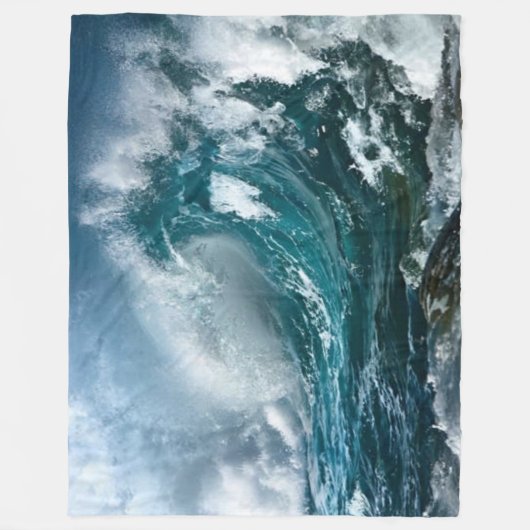 KRASCHWELLEN FLEECEDECKE (Vorderseite)