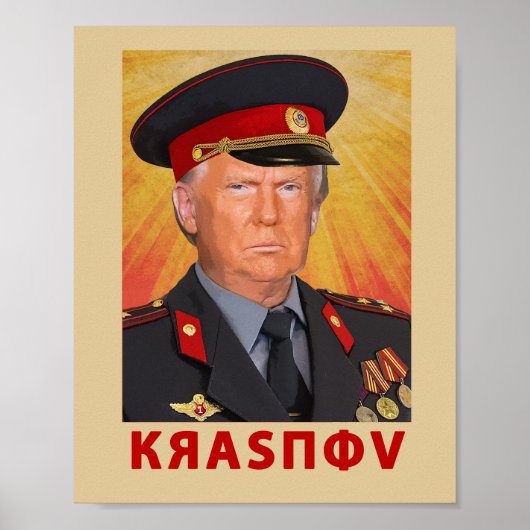 Krasnov Trump Poster (Vorne)