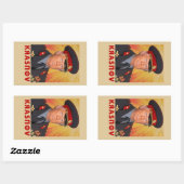 Krasnov Trump Rechteckiger Aufkleber (Blatt)