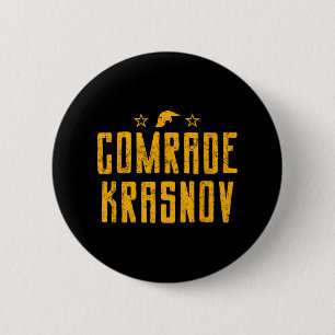 Krasnov Ussr Agent 1987 Button