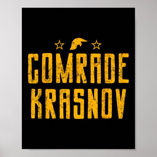 Krasnov Ussr Agent 1987 Poster (Vorne)