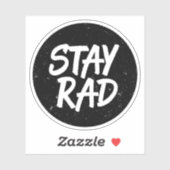 Krass bleibe aufkleber (Blatt)