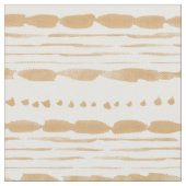 Krass Boho Streifen Golden Stoff (Nahaufnahme)