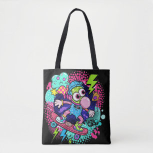 Krass Cartoon Skateboarder - Bubblegum & Lightning Tasche
