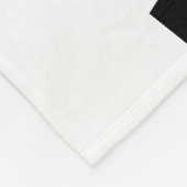 "Krass Little Babe" Karo Milestone Fleece Blanket (Ecke)