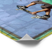 Krass Skate Air, Copyright Karen J Williams Poster (Ecke)
