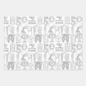 Krass Tech-Geschenkwrap Geschenkpapier Set (Vorderseite 2)