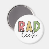 Krass Tech Radiologiologist Radiologie Magnet (Vorderseite/Rückseite)