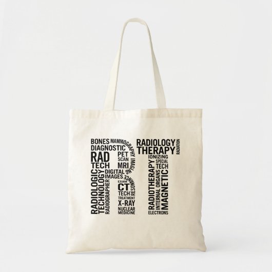 Krass Tech RT Radiology Technologologist Gift Tragetasche (Vorne)