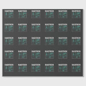 Krass Tech Skeleton Xray Bones Radiologiker Geschenkpapier (Flach)