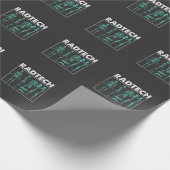 Krass Tech Skeleton Xray Bones Radiologiker Geschenkpapier (Ecke)