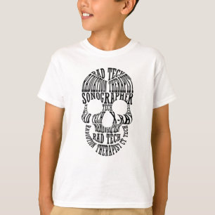 Krass Tech Skull Technologe Xray Radiology Tech T-Shirt