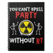 Krass Tech Spaß Funny Xray Radiologin Notizblock (Vorderseite)