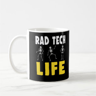 Krass Tech Spaß Skelette Xray Radiology Kaffeetasse