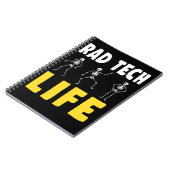 Krass Tech Spaß Skelette Xray Radiology Notizblock (Linke Seite)