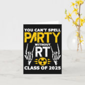 Krass Tech Student Rt Cl von 2025 Radiology Gradua Karte (Gelbe Blume)