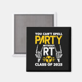 Krass Tech Student Rt Cl von 2025 Radiology Gradua Magnet (Vorderseite/Rückseite)