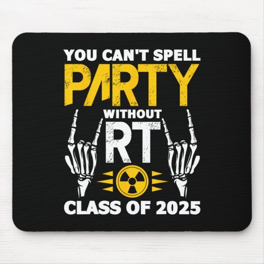 Krass Tech Student Rt Cl von 2025 Radiology Gradua Mousepad (Vorne)