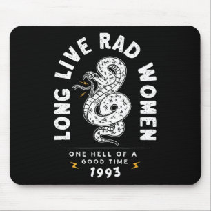 Krasse Frauen in einer Hütte einer guten Zeit 1993 Mousepad