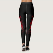 Krasse Gitarre Leggings (Rückseite)