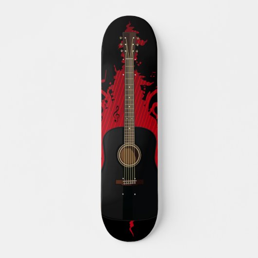 Krasse Gitarre Skateboard (Vorne)