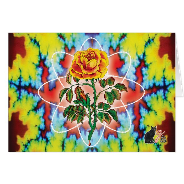 Krasse krasse Rose (Vorderseite (Horizontal))