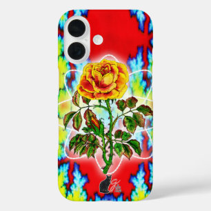 Krasse Krasse Rose iPhone 16 Hülle
