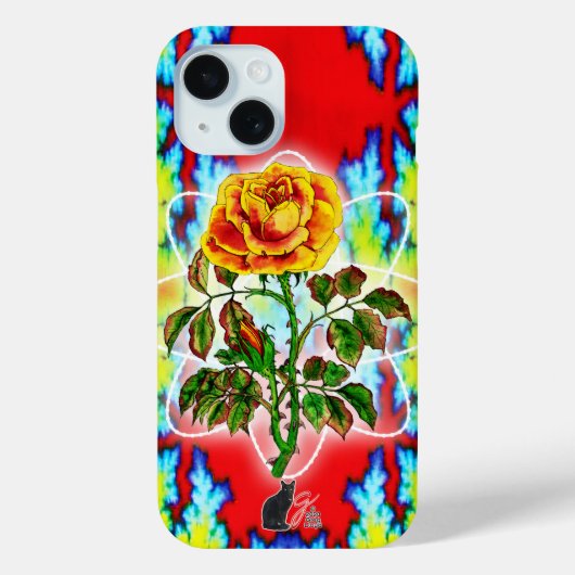 Krasse Krasse Rose Case-Mate iPhone Hülle (Rückseite)