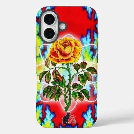 Krasse Krasse Rose Husten Case-Mate iPhone Hülle (Rückseite)
