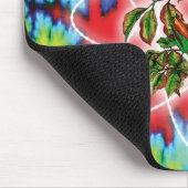 Krasse Krasse Rose Maus-Pad Mousepad (Ecke)