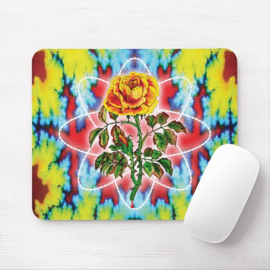 Krasse Krasse Rose Maus-Pad Mousepad (Mit Mouse)