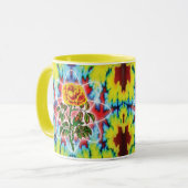 Krasse Krasse Rose Tasse (Vorderseite Links)