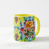 Krasse Krasse Rose Tasse (VorderseiteRechts)