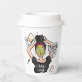 Krasse Mama Pappbecher (Rückseite)